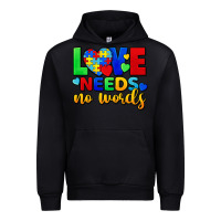 Black love needs no words Urban Hoodie - FaDigitalArtStudio