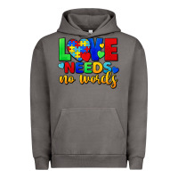 Pigment Tornado love needs no words Urban Hoodie - FaDigitalArtStudio