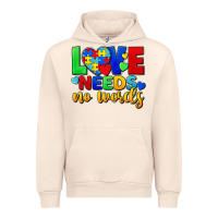 Sandshell love needs no words Urban Hoodie - FaDigitalArtStudio