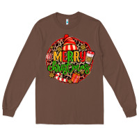 Chestnut merry leopard merry christmas Long Sleeve Tee - MaliasSmallBusiness