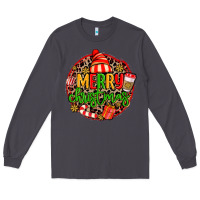 Smoke merry leopard merry christmas Long Sleeve Tee - MaliasSmallBusiness