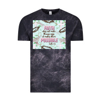 Cloud Black faith does not make things easy Vintage Tee - JahusDesignShop