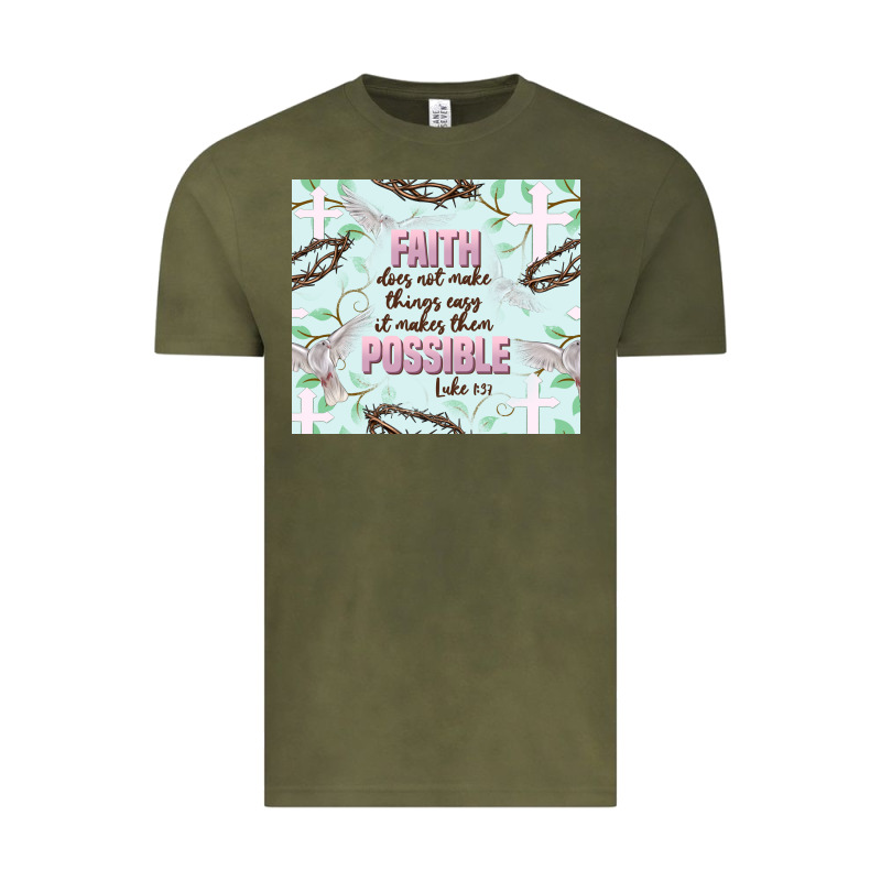 Faith Does Not Make Things Easy Vintage Tee by JahusDesignShop | Teevron