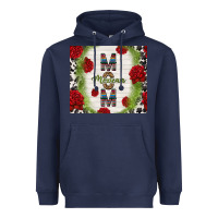 Navy mexican mom with roses Heavyweight Hoodie - TumblerDesignByShophia