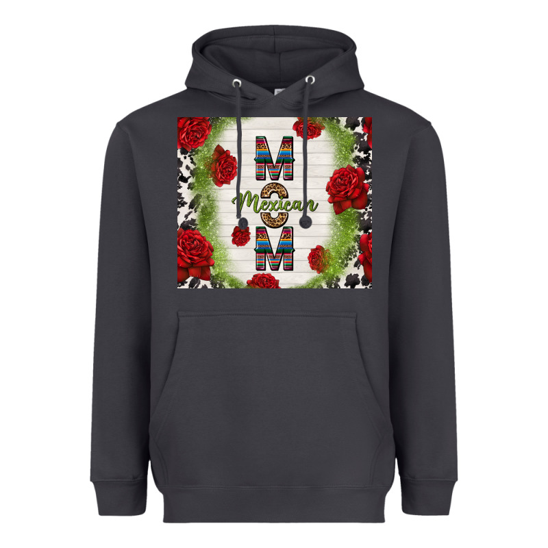 Mexican Mom With Roses Heavyweight Hoodie by TumblerDesignByShophia | Teevron