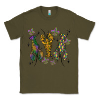 Army Green mardi gras crawfish Classic Tee - MaliasSmallBusiness