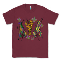 Burgundy mardi gras crawfish Classic Tee - MaliasSmallBusiness