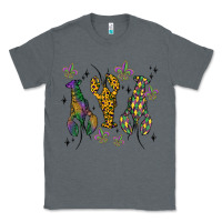 Charcoal Heather mardi gras crawfish Classic Tee - MaliasSmallBusiness