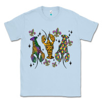 Dusty Blue mardi gras crawfish Classic Tee - MaliasSmallBusiness