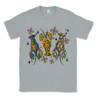 Heather Grey mardi gras crawfish Classic Tee - MaliasSmallBusiness