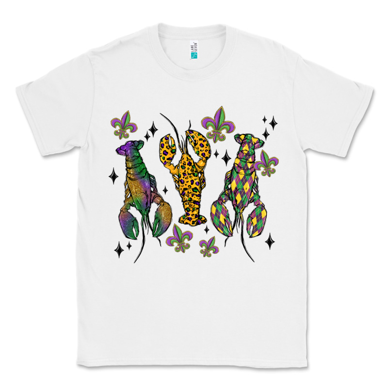 Mardi Gras Crawfish Classic Tee by MaliasSmallBusiness | Teevron