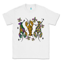 White mardi gras crawfish Classic Tee - MaliasSmallBusiness