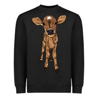 Black baby cow Heavyweight Sweatshirt - NancyCooperArtShop