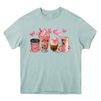 Arona floral coffee cups Heavy Core Tee - JahusDesignShop
