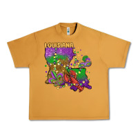 Peanut Butter mardi gras louisiana map Urban Heavy Tee - MaliasSmallBusiness
