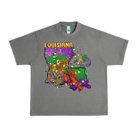 Tornado mardi gras louisiana map Urban Heavy Tee - MaliasSmallBusiness