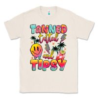 Natural tanned tattled and tipsy Classic Tee - JahusDesignShop
