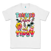 White tanned tattled and tipsy Classic Tee - JahusDesignShop