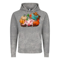 Cloud Rock Hello fall pig Vintage Hoodie - RanaPortraitStore