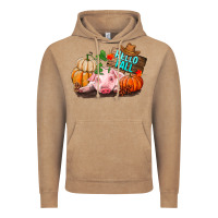 Vintage Coffee Hello fall pig Vintage Hoodie - RanaPortraitStore