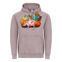 Vintage Zinc Hello fall pig Vintage Hoodie - RanaPortraitStore