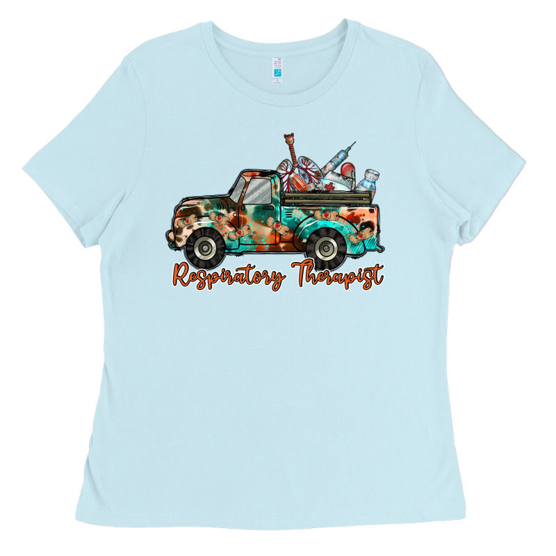 Respiratory Therapist Truck Ladies Tee by RacoonDesign | Teevron