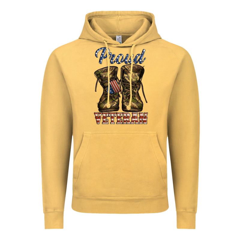 Proud Veteran Camo Shoes Vintage Hoodie by Jasminsmagicworld | Teevron