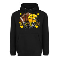 Black Touchdown season American Football yellow team Heavyweight Hoodie - HowdyJamesFarm