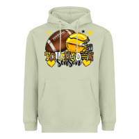 Matcha Touchdown season American Football yellow team Heavyweight Hoodie - HowdyJamesFarm