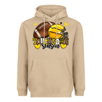 Touchdown Season American Football Yellow Team Heavyweight Hoodie | Teevron