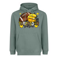 Sage Touchdown season American Football yellow team Heavyweight Hoodie - HowdyJamesFarm