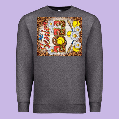 Senior 2023 Softball Premium Sweatshirt Designed By Tumblerdesignbyshophia
