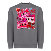 Storm valentines day cassette Heavyweight Sweatshirt - NancyCooperArtShop