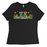 Black tx texas 16oz libbey glass Ladies Tee - HRA Design Shop