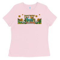 Bubblegum Pink tx texas 16oz libbey glass Ladies Tee - HRA Design Shop