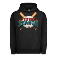 Pigment Black 'tis the season baseball Urban Hoodie - FaDigitalArtStudio