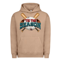 Pigment Burro 'tis the season baseball Urban Hoodie - FaDigitalArtStudio