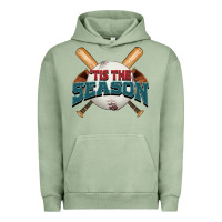 Pigment Oil Green 'tis the season baseball Urban Hoodie - FaDigitalArtStudio