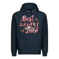 Navy best grammy ever mother's day Premium Hoodie - CowGirlArtShop