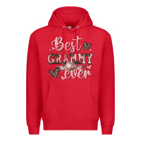 Red best grammy ever mother's day Premium Hoodie - CowGirlArtShop