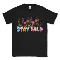 Black stay wild Classic Tee - MaliasSmallBusiness