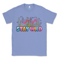 Colony Blue stay wild Classic Tee - MaliasSmallBusiness