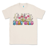 Natural stay wild Classic Tee - MaliasSmallBusiness