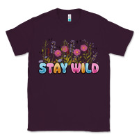 Plum stay wild Classic Tee - MaliasSmallBusiness
