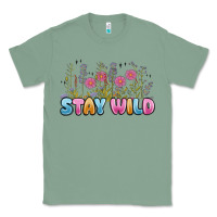Sage stay wild Classic Tee - MaliasSmallBusiness