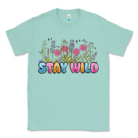 Seafoam stay wild Classic Tee - MaliasSmallBusiness