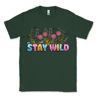 Sports Green stay wild Classic Tee - MaliasSmallBusiness