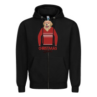 Black Christmas Labrador Zipper Hoodie - Bettercallsaul
