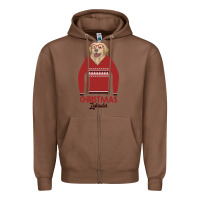 Chestnut Christmas Labrador Zipper Hoodie - Bettercallsaul