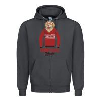 Smoke Christmas Labrador Zipper Hoodie - Bettercallsaul